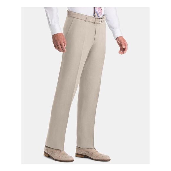 Ralph Lauren Men's Flat Front Classic Fit Pants Beige Size 33X32 - Picture 3 of 3